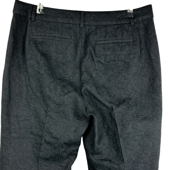 RSVP by Talbots Petite Black Pattern Dress Pants Women's 8P - Picture 4 of 7